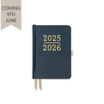 Academic Pocket Weekly Planner - Navy Vegan Leather