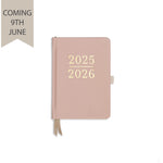 Academic Pocket Weekly Planner - Ballet Pink Vegan Leather