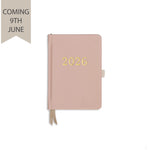 Pocket Weekly Planner - Ballet Pink Vegan Leather