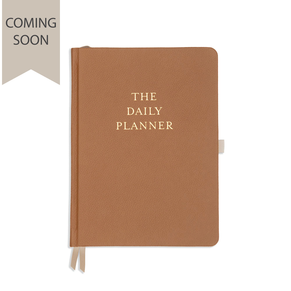 Undated Daily Planner - Tan