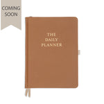 Undated Daily Planner - Tan