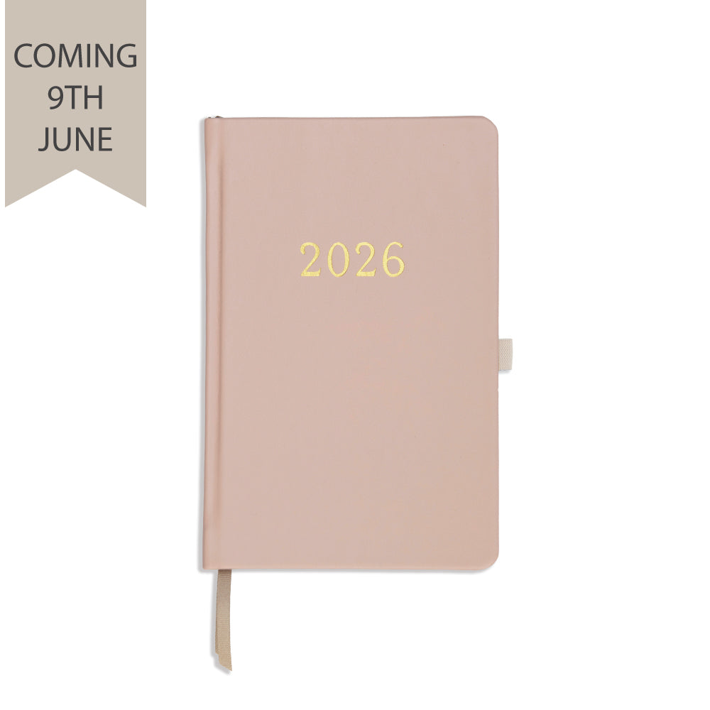Weekly Planner - Ballet Pink Vegan Leather