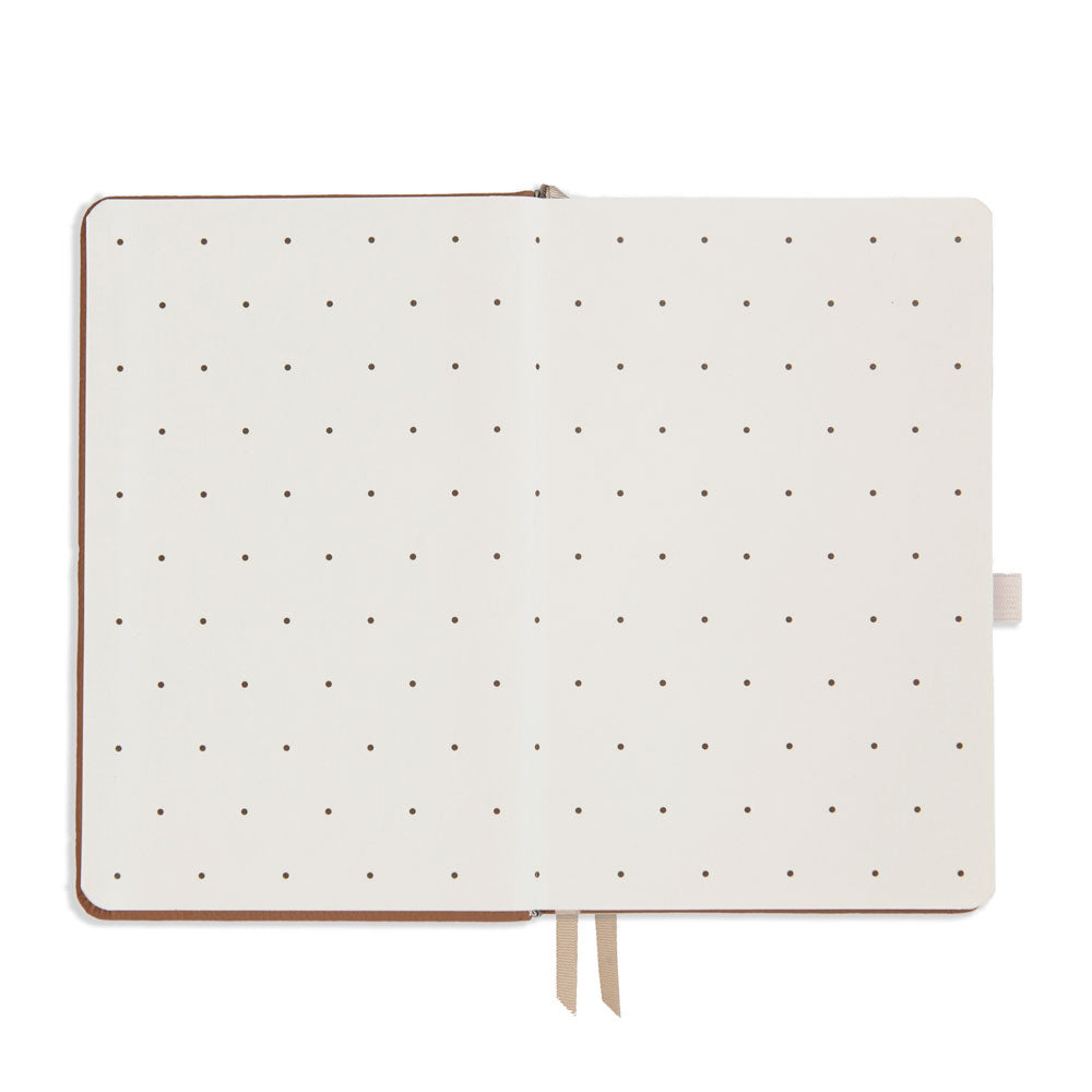 Academic Pocket Weekly Planner - Tan Real Leather