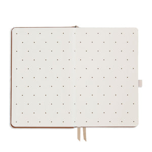 Academic Pocket Weekly Planner - Tan Real Leather
