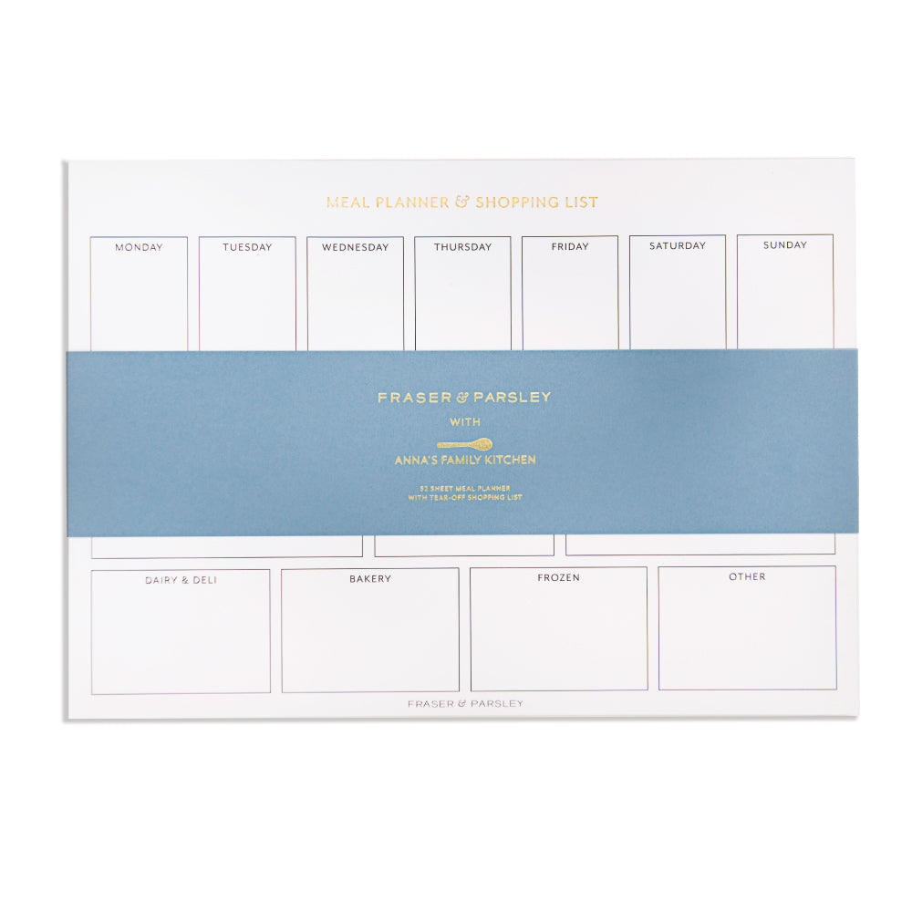 Meal Planner & Shopping List Pad
