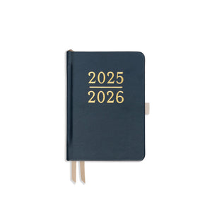 Academic Pocket Weekly Planner - Navy Vegan Leather