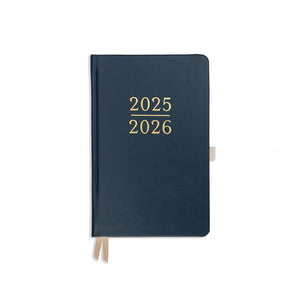 Academic Weekly Planner - Navy Vegan Leather