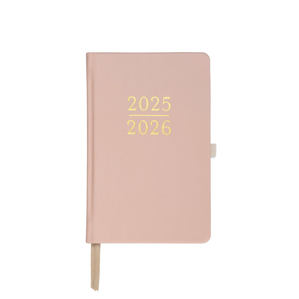Academic Weekly Planner - Ballet Pink Vegan Leather