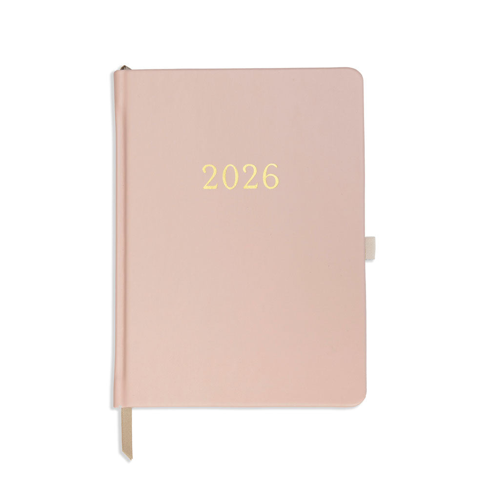 Daily Planner - Ballet Pink Vegan Leather