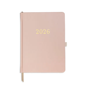 Daily Planner - Ballet Pink Vegan Leather