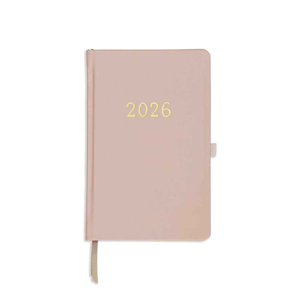 Weekly Planner - Ballet Pink Vegan Leather