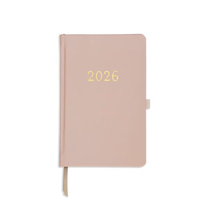 Weekly Planner - Ballet Pink Vegan Leather