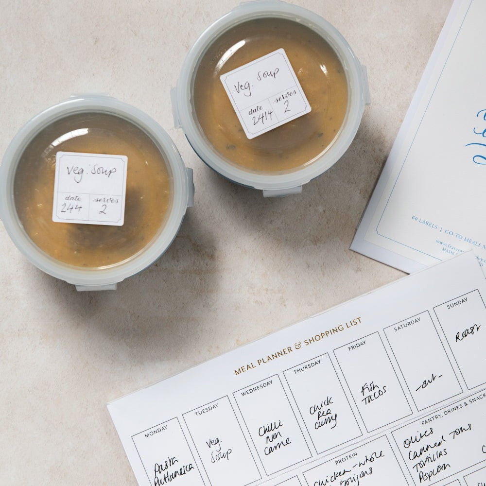 Freezer Labels – Fraser & Parsley