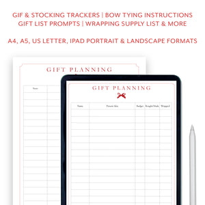 Digital Gift Planner Bundle