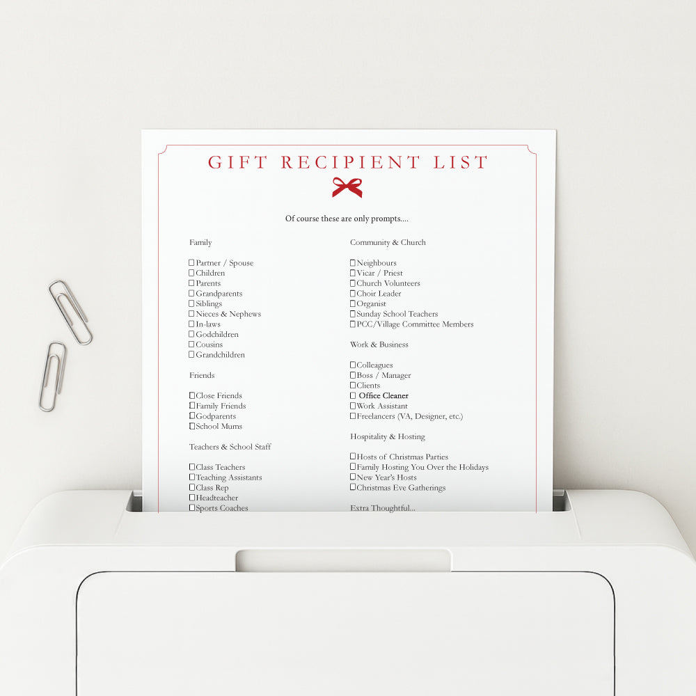 Digital Gift Planner Bundle