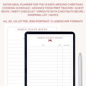 Digital Meal Planner Bundle