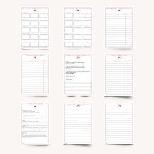Digital Meal Planner Bundle