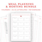 Digital Meal Planner Bundle