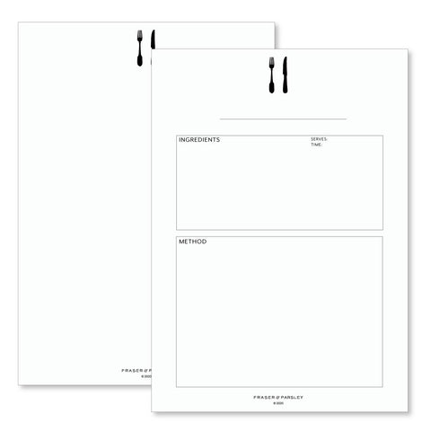 PDF Recipe Pages for Binder