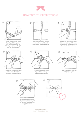How to tie the perfect bow!